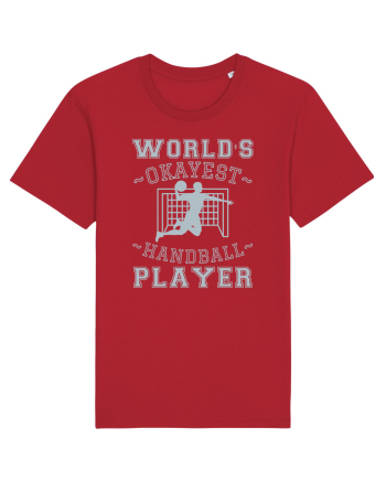 World'S Okayest Handball Player Red