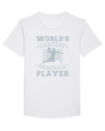 World'S Okayest Handball Player Tricou mânecă scurtă guler larg Bărbat Skater