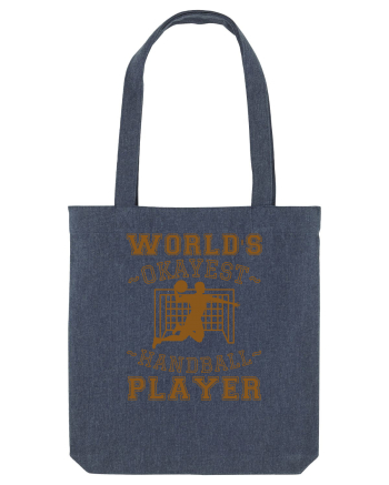 World'S Okayest Handball Player Midnight Blue