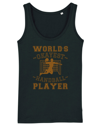 World'S Okayest Handball Player Black