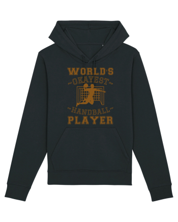 World'S Okayest Handball Player Black