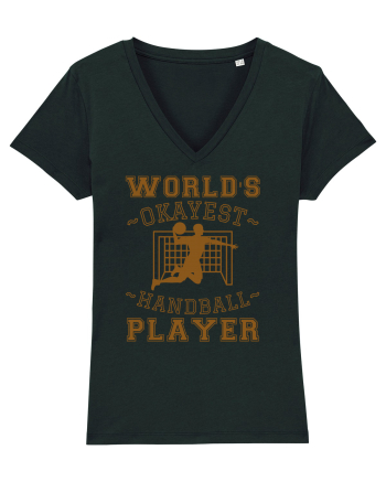 World'S Okayest Handball Player Black