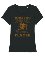 World'S Okayest Handball Player Tricou mânecă scurtă guler larg fitted Damă Expresser