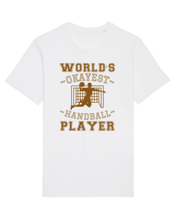 World'S Okayest Handball Player White