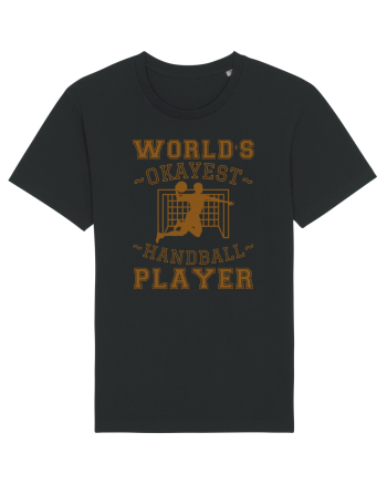World'S Okayest Handball Player Black