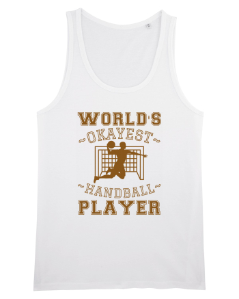 World'S Okayest Handball Player White