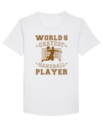 World'S Okayest Handball Player White