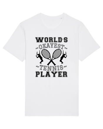 World'S Okayest Tennis Player White