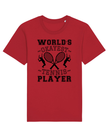 World'S Okayest Tennis Player Red