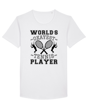 World'S Okayest Tennis Player White