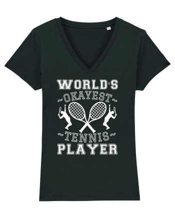 World'S Okayest Tennis Player Black
