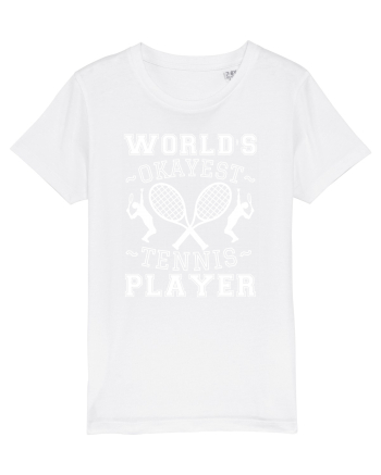 World'S Okayest Tennis Player White
