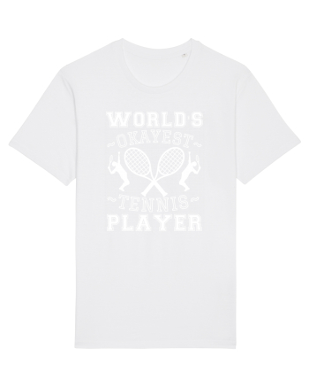World'S Okayest Tennis Player White