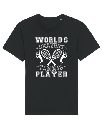 World'S Okayest Tennis Player Black