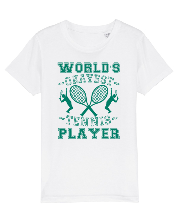 World'S Okayest Tennis Player White