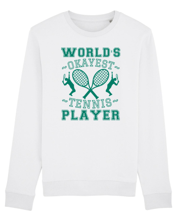 World'S Okayest Tennis Player White