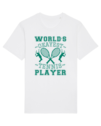 World'S Okayest Tennis Player White