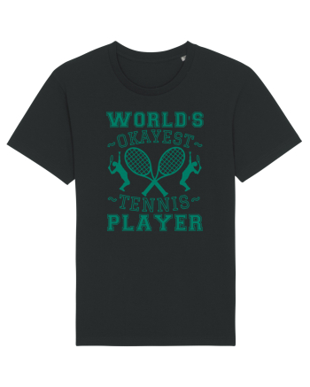 World'S Okayest Tennis Player Black