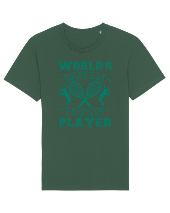 World'S Okayest Tennis Player Bottle Green