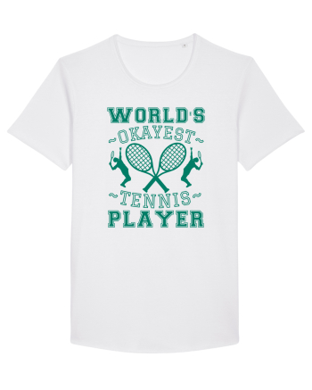 World'S Okayest Tennis Player White
