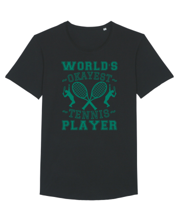 World'S Okayest Tennis Player Black