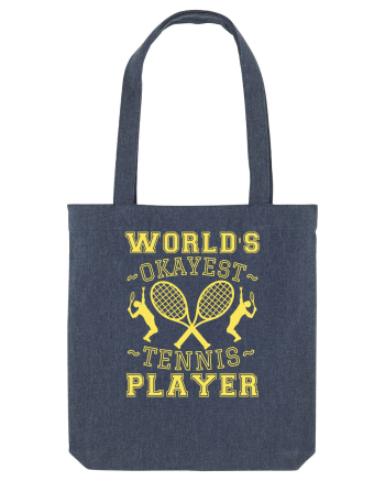 World'S Okayest Tennis Player Midnight Blue