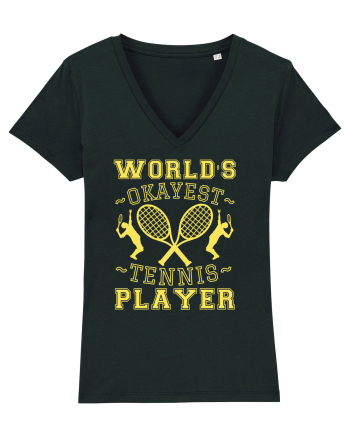 World'S Okayest Tennis Player Black