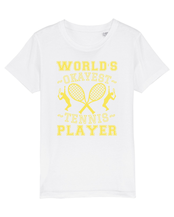 World'S Okayest Tennis Player White