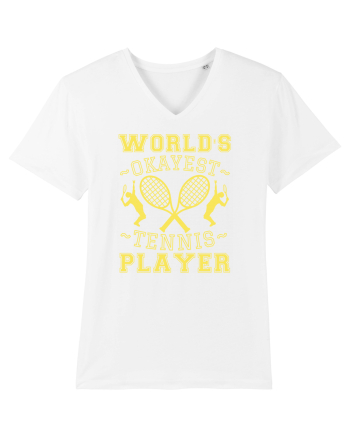 World'S Okayest Tennis Player White