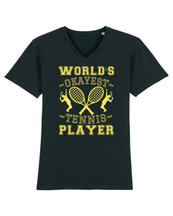 World'S Okayest Tennis Player Black