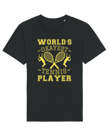 World'S Okayest Tennis Player Black