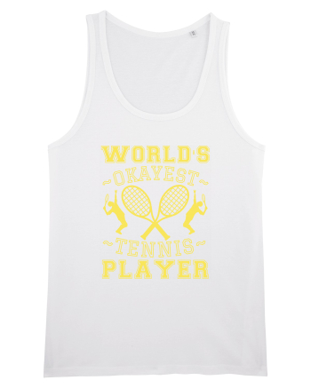 World'S Okayest Tennis Player White
