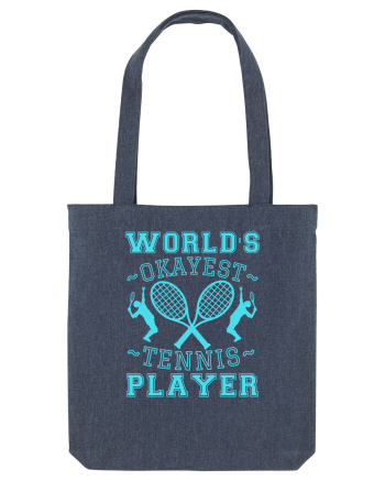 World'S Okayest Tennis Player Midnight Blue