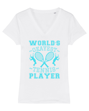 World'S Okayest Tennis Player White