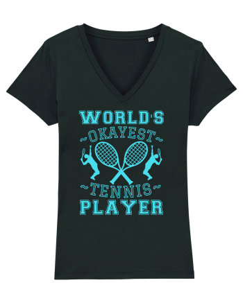 World'S Okayest Tennis Player Black