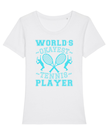 World'S Okayest Tennis Player White