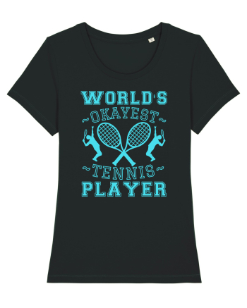 World'S Okayest Tennis Player Black