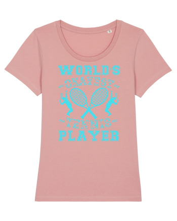 World'S Okayest Tennis Player Canyon Pink