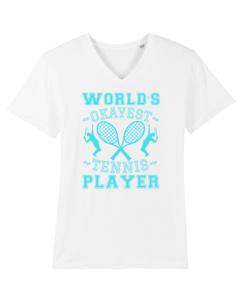 World'S Okayest Tennis Player White