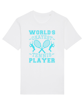 World'S Okayest Tennis Player White
