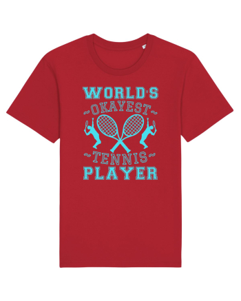 World'S Okayest Tennis Player Red