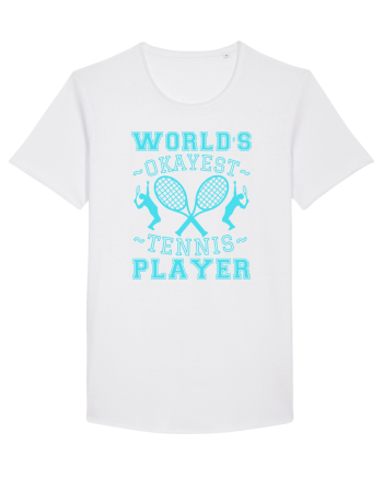 World'S Okayest Tennis Player White