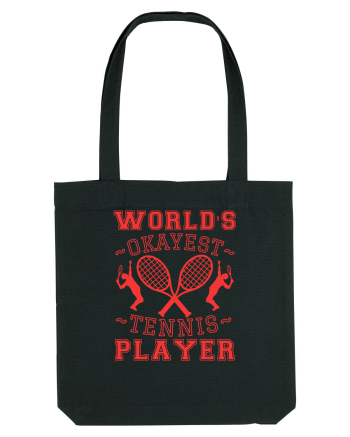 World'S Okayest Tennis Player Black