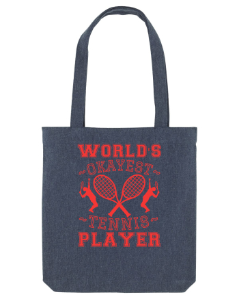 World'S Okayest Tennis Player Midnight Blue