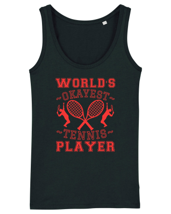 World'S Okayest Tennis Player Black