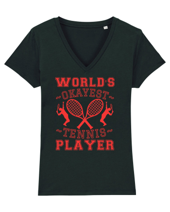 World'S Okayest Tennis Player Black