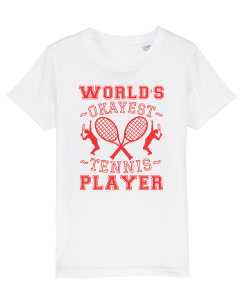 World'S Okayest Tennis Player White