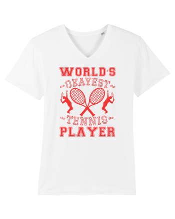 World'S Okayest Tennis Player White