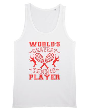 World'S Okayest Tennis Player White