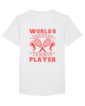 World'S Okayest Tennis Player White